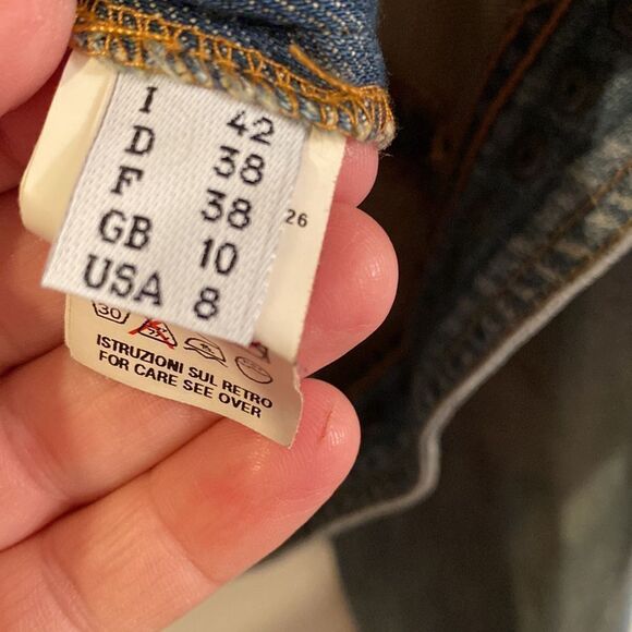 Moschino Cheap and Chic Studded Denim Jacket Size 8 - Picture 3 of 9